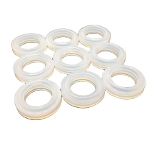 Custom Size Food grade Silicone Rubber Washer Thick Flat Gasket Ring Valve gasket for food processor machine